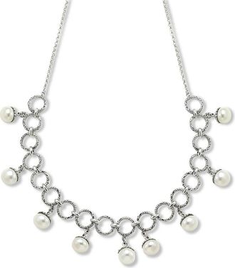 Samuel B. Silver 8Mm Pearl Necklace