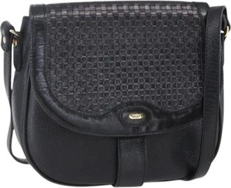 Bally Pre-owned Leather Shoulder Bag - Dames - Vintage Schoudertas - Zwart - ONE Size - Leer - Vintage