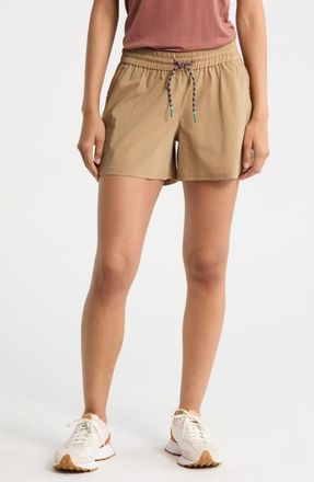 Smartwool Merino Wool Blend Drawstring Shorts in Khaki at Nordstrom, Size X-Large