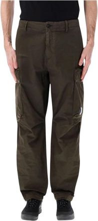 C.P. Company Tapered Broeken - Heren - Straight fit broeken - Groen - L - Broeken