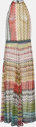 Missoni Multicolour Zig Zag Lurex Knit Jumpsuit