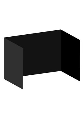 Regalos Miguel Regalos Miguel - Packs Laterales Carpas Plegables - Pack 3 Laterales Lisos Para Carpas 2x2 Master - Negro