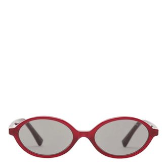 Miu Miu Sunglasses, female, Red, Size: ONE SIZE MU 04Zs Sunglasses
