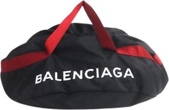 Balenciaga Pre-owned Weekend Bags, male, Black, Size: ONE SIZE Pre-owned Vintage Boston bag