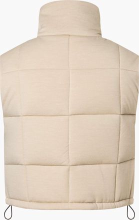 super.natural Quilted High-Collar DWR Fleece Vest