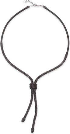 Brunello Cucinelli Precious Leather Bolo Tie