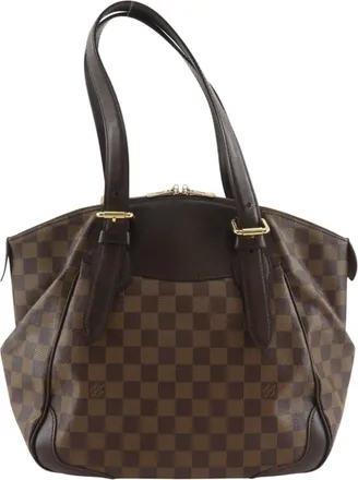 Louis Vuitton Brown Damier Canvas Tote Bag (Pre-Owned)