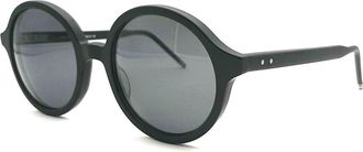 Thom Browne Zwarte zonnebril voor mannen - Heren - Zonnebrillen - Zwart - 53 MM - Accessoires
