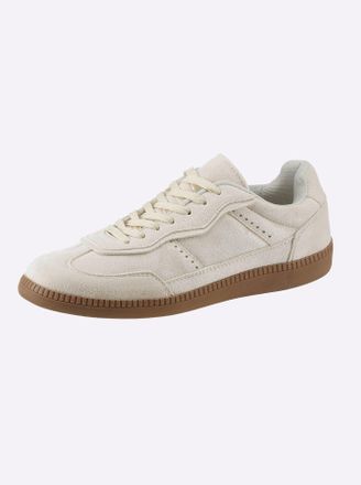 Heine Sneaker HEINE, Damen, Gr. 36, beige (sand), Synthetik, Schuhe Sneaker