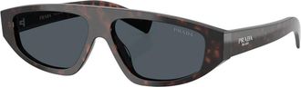 Prada Prc 02S Zonnebrillen - unisex - Zonnebrillen - Bruin - 57 MM - Accessoires