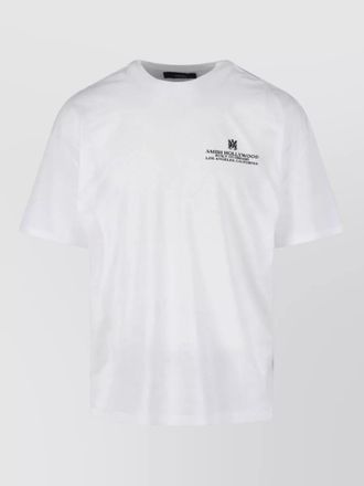 Amiri crew neck graphic print short sleeve shirt
