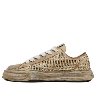 Miharayasuhiro Peterson 23 OG Sole Studded Canvas Low White A13FW715-WHT