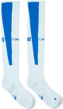 New Balance FC Porto Hombre New Balance 26/27 Third Sock en Azul/Blanco, Poli&eacute;ster, Talla L
