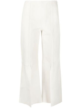 By Malene Birger flared high-waist trousers - Neutrals