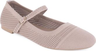 Elie Tahari Dubai Mary Jane Flat in Camel at Nordstrom, Size 7.5