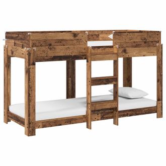 vidaXL Cama Litera Para Ni&ntilde;os Madera Vieja 75 X 190 Cm Vidaxl