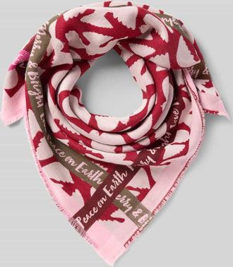 Codello Schal mit Ausfransungen in Rot, Größe 1