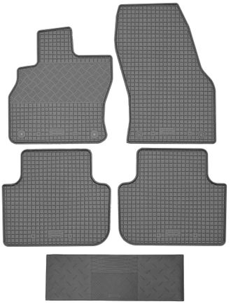 OEM Alfombrillas Rigum 904857 + Funda 900101 - Audi Q3 Ii Sportback / Suv Desde 2019, Reposapi&eacute;s Av2 Delantero - Instaladas
