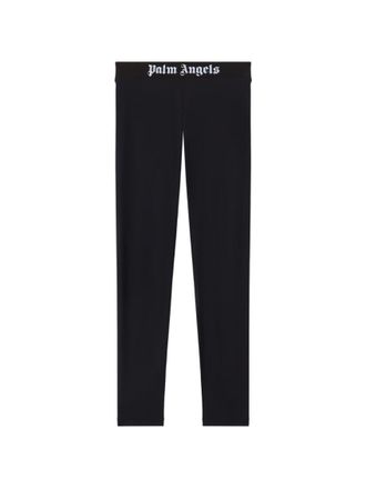 Palm Angels Black Logo Activewear