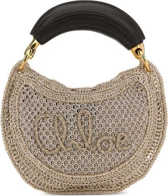 Chlo&eacute; Borsa a mano Summer Banana mini - Toni neutri