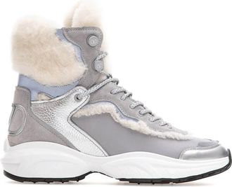 Valentino Garavani Winterlaarzen - Dames - Winterlaarzen - Grijs - 35 EU - Schoenen