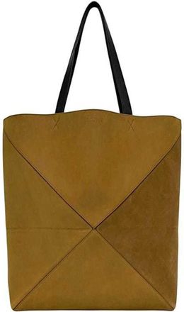 Loewe Brown Suede Leather Tote Bag (Pre-Owned)