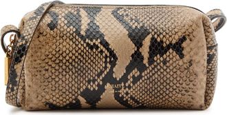 Khaite Kye Mini Snake-effect Leather and Suede Cross-body bag - Multicoloured 1 - One Size
