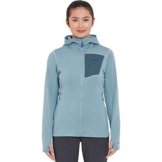 RAB Superflux Full-Zip Hooded Jacket - Womens in Citadel at Nordstrom, Size X-Large