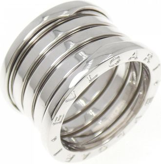 Bulgari White Gold White Gold (18K) Band Ring (Pre-Owned)