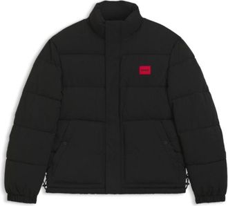 HUGO BOSS Water-repellent padded jacket with logo patch