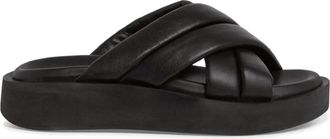 s.Oliver Zwarte Casual Open Slippers Vrouwen - Dames - Sandalen - Zwart - 38 EU - Schoenen
