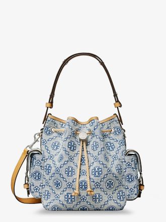Tory Burch T-Monogram coated canvas bucket bag - TORY BURCH - gender_Woman