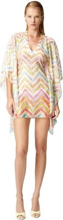 Missoni Short Covered Up Caftan In Printed Tulle in Multicoloured at Nordstrom, Size X-Small