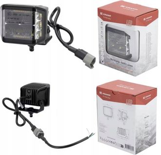 OEM L&aacute;mpara De Trabajo Led Blanca Naranja Difusa 70w 8400lm 97x77x75 Mm