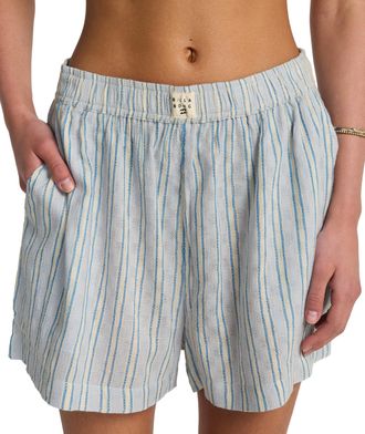 Billabong Shorts BILLABONG BOYFRIEND SHORT, Damen, Gr. XS (34), N-Gr, twilight blu, Obermaterial: 55% Baumwolle, 45% Viskose, Hosen Shorts, aus Baumwolle und Vi