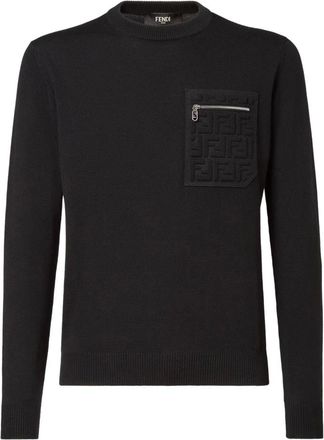 Fendi Hombre, Jerseys, Negro, Talla: 2XL