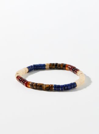 Le 31 Mens Stone disk bracelet