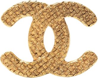 Chanel Pre-owned Jewellery, female, Yellow, Size: ONE SIZE Pre-owned Statement Brooch