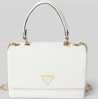 Guess Handtasche in Flecht-Optik Modell PHAEDRA in Weiss, Größe 1