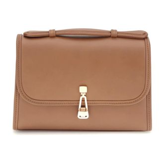 Gabriela Hearst Bolso Peque&ntilde;o Leonora con Solapa - Bags - Mujer - Marr&oacute;n - ONE SIZE