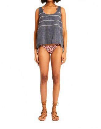 Lemlem Kati Tank Top In Mari Navy