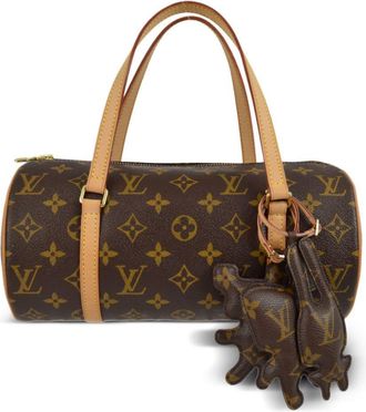Louis Vuitton x Comme des Garçons 2008 Papillon 26 handbag - women - PVC - One Size - Brown