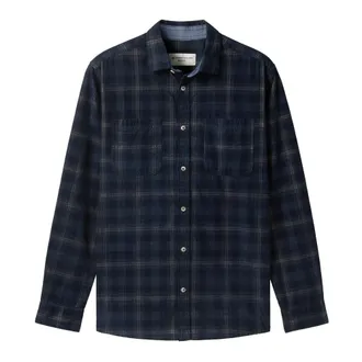 Tom Tailor Heren, Overhemden, Blauw, Maat: M Corduroy