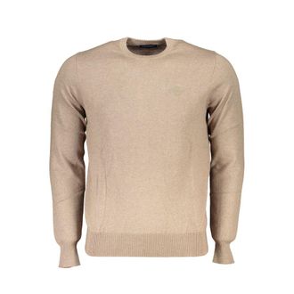 North Sails Mens Crew Neck Jumper Beige - Tan Cotton - Size X-Large
