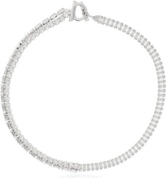 Ferragamo Kristallen Ketting - Dames - Kettingen - Grijs - ONE Size - Accessoires