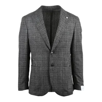 Luigi Bianchi Mantova Uomo, Giacche, Grigio, XL, new