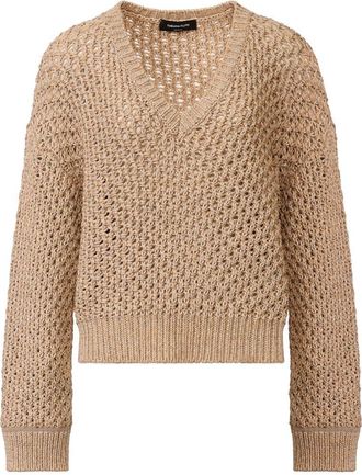 Fabiana Filippi Womens V-Neck Cotton Sweater