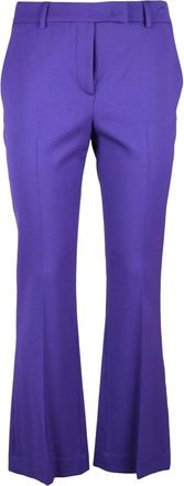 Ql2 Quelledue Straight Leg Trousers - Purple