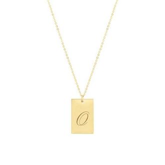 Set & Stones Stella Initial Necklace in Gold /O at Nordstrom