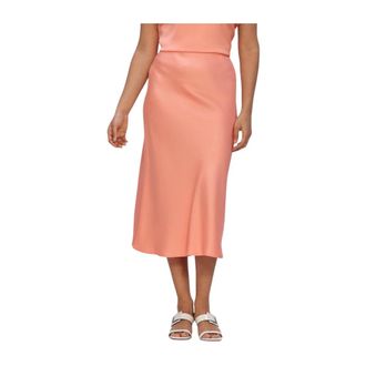 Drykorn URA Midi Rok - Dames - Rokken - Oranje - Maat: W26